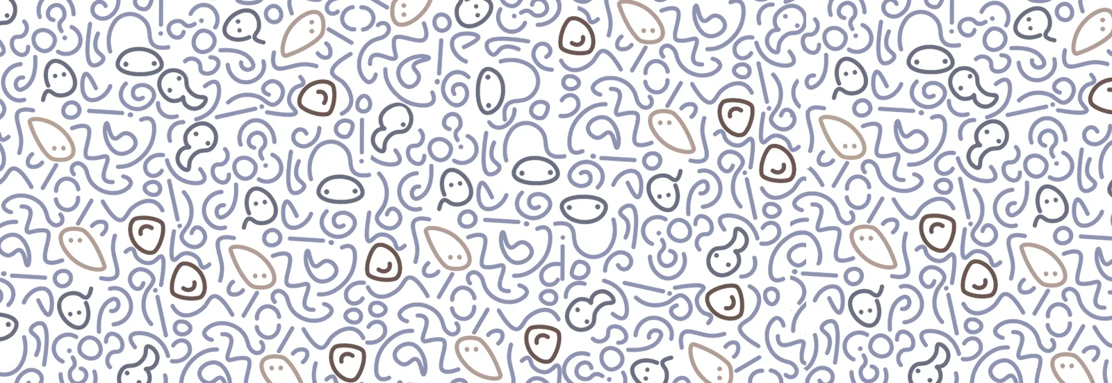 Arrière plan graphique dessiné par justine coulon. Travaillé sous forme de pattern orignal pour la banderole d'accueil du site internet justinecoulon.com qui propose des illustrations.